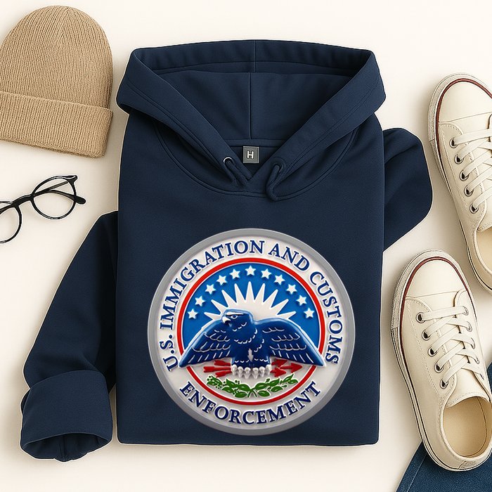 U.S. Immigration And Customs Enforcement ICE Logo Hoodie