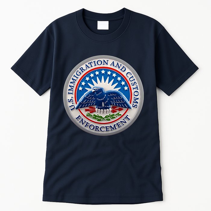 U.S. Immigration And Customs Enforcement ICE Logo Tall T-Shirt