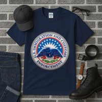 U.S. Immigration And Customs Enforcement ICE Logo Tall T-Shirt