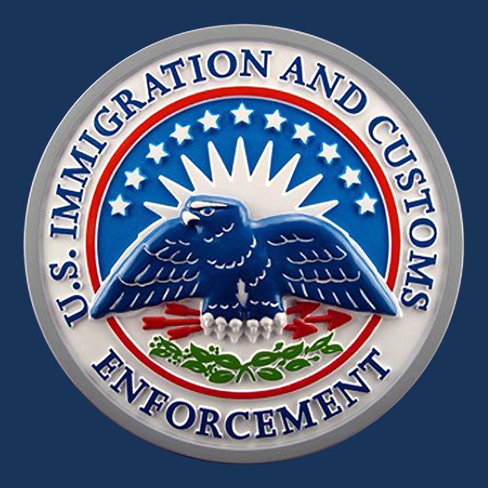 U.S. Immigration And Customs Enforcement ICE Logo Tall T-Shirt