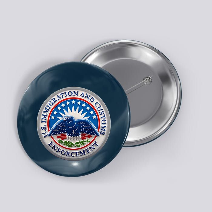 U.S. Immigration And Customs Enforcement ICE Logo Button