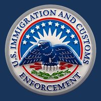 U.S. Immigration And Customs Enforcement ICE Logo Button