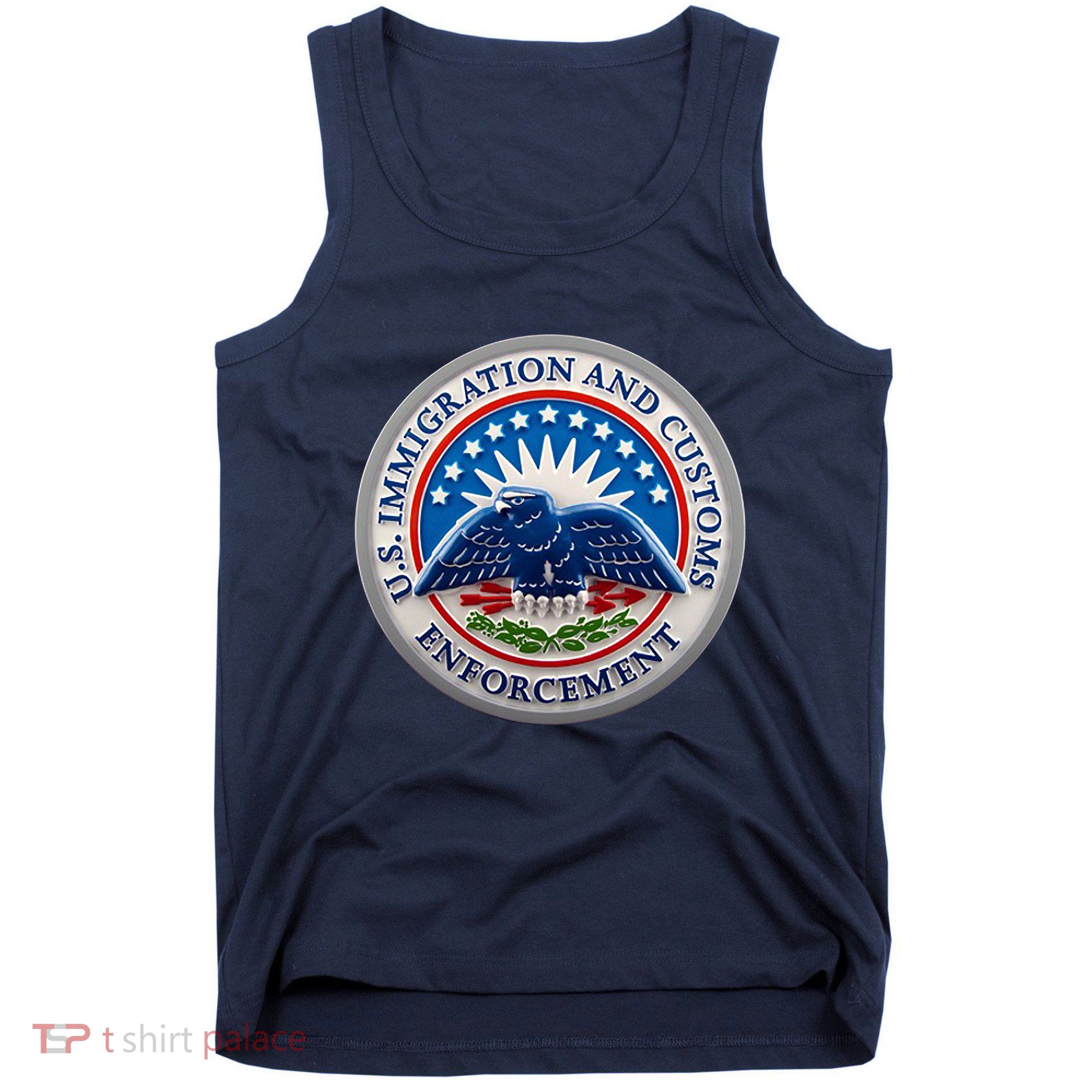 U.S. Immigration And Customs Enforcement ICE Logo Tank Top