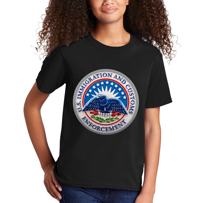 U.S. Immigration And Customs Enforcement ICE Logo Kids T-Shirt