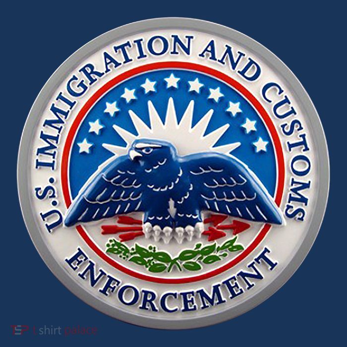 U.S. Immigration And Customs Enforcement ICE Logo Zip Tote Bag