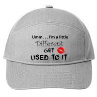 Umm I’M A Little Different Get Used 7-Panel Snapback Hat