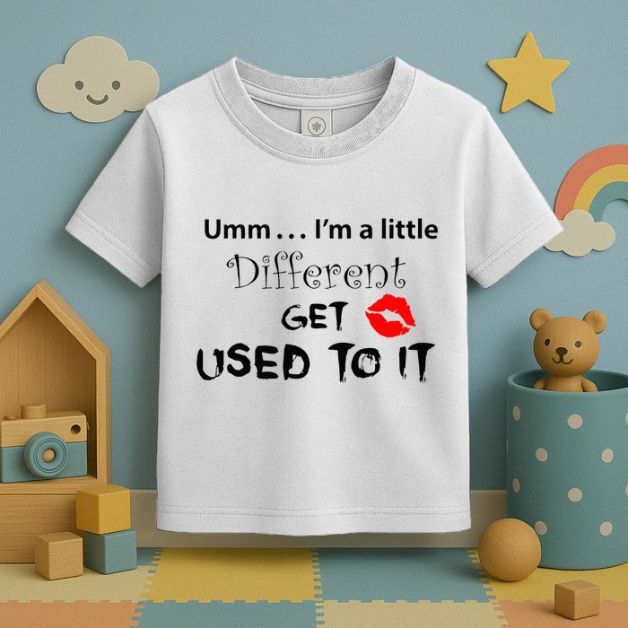 Umm I’M A Little Different Get Used Toddler T-Shirt