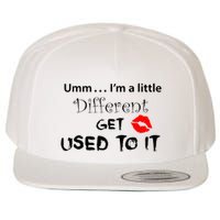 Umm I’M A Little Different Get Used Wool Snapback Cap