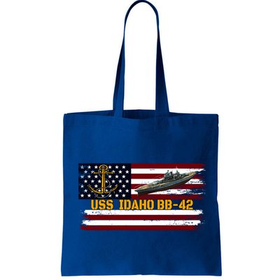 Uss Idaho Bbgift42 Ww2 Battleship Warship Veterans Day Father's Cool Gift Bag