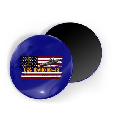Uss Idaho Bbgift42 Ww2 Battleship Warship Veterans Day Father's Cool Gift Magnet