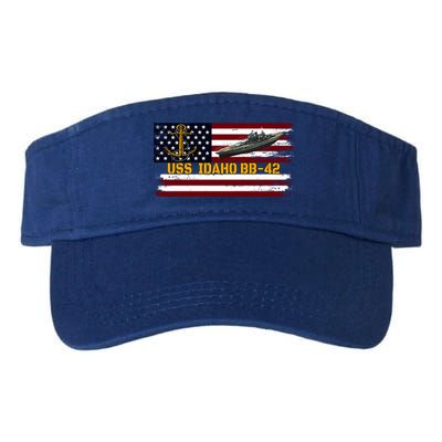 Uss Idaho Bbgift42 Ww2 Battleship Warship Veterans Day Father's Cool Gift Visor