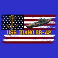 Uss Idaho Bbgift42 Ww2 Battleship Warship Veterans Day Father's Cool Gift Visor