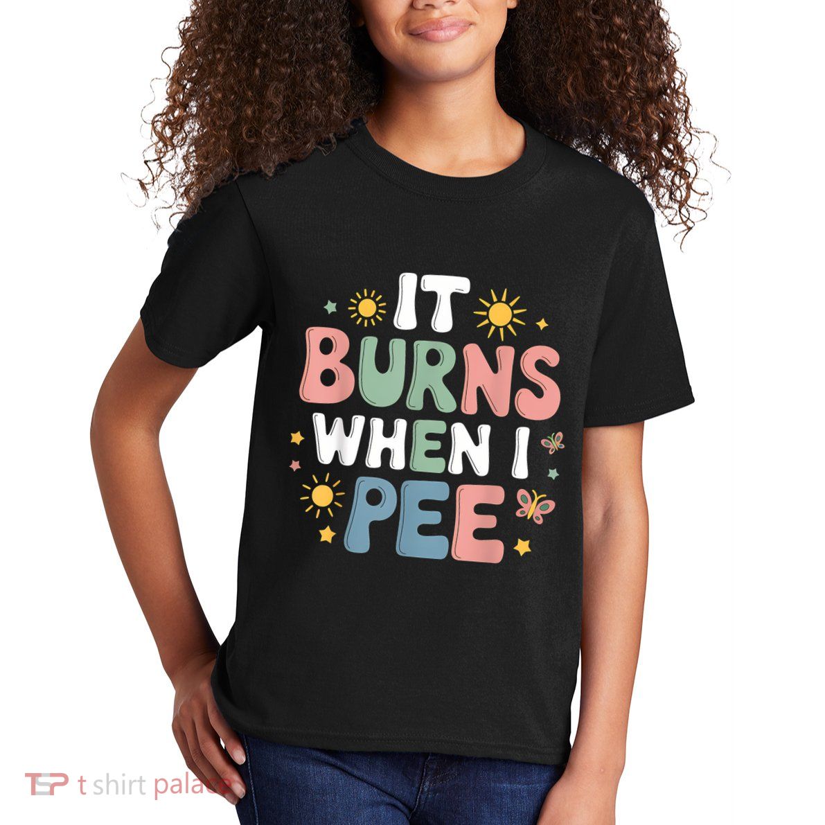 Uti It Burns When I Pee Funny Get Well Soon Gift Kids T-Shirt