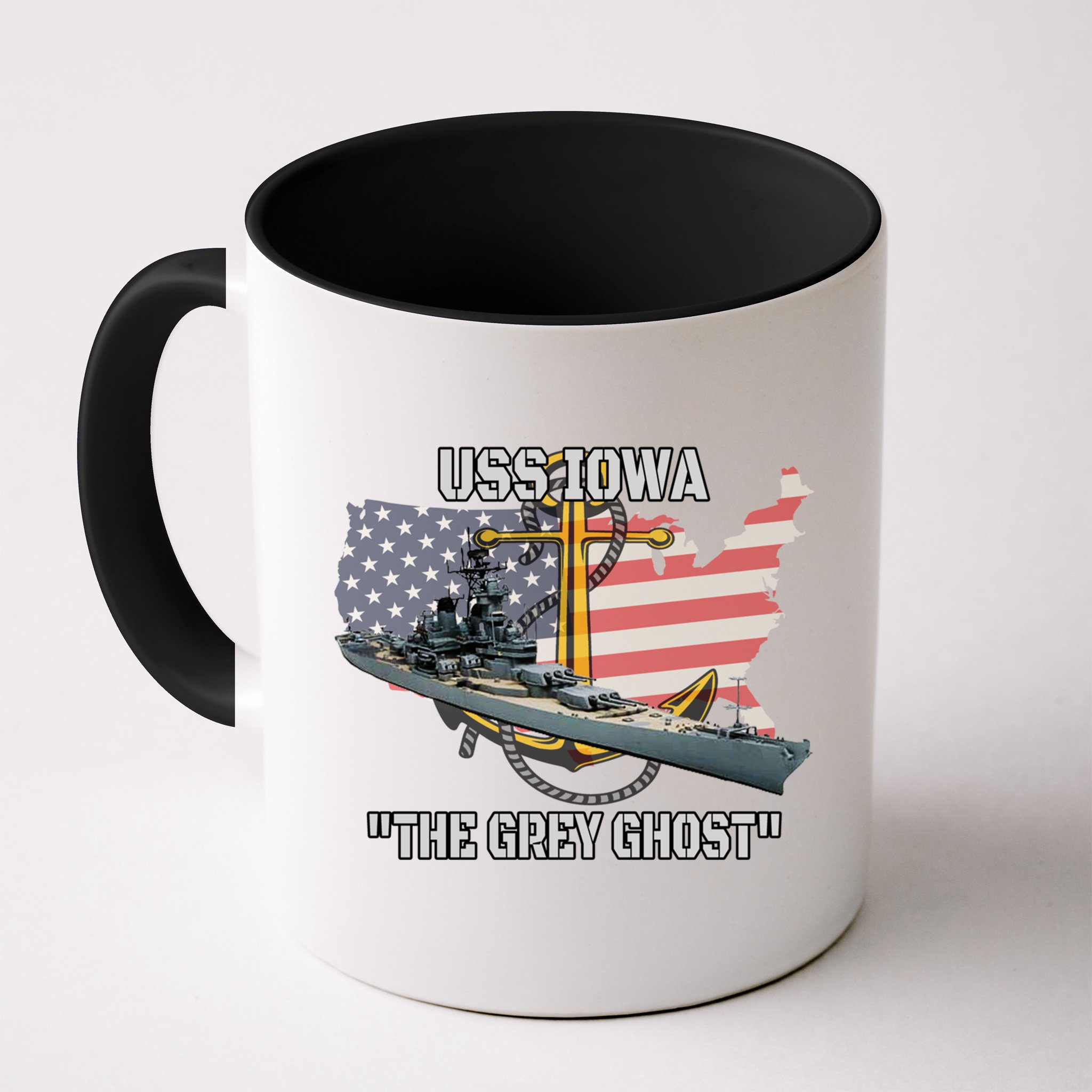 Uss Iowa Battleship Veterans Day Warship Bb61 FatherS Day Cute Gift Mug