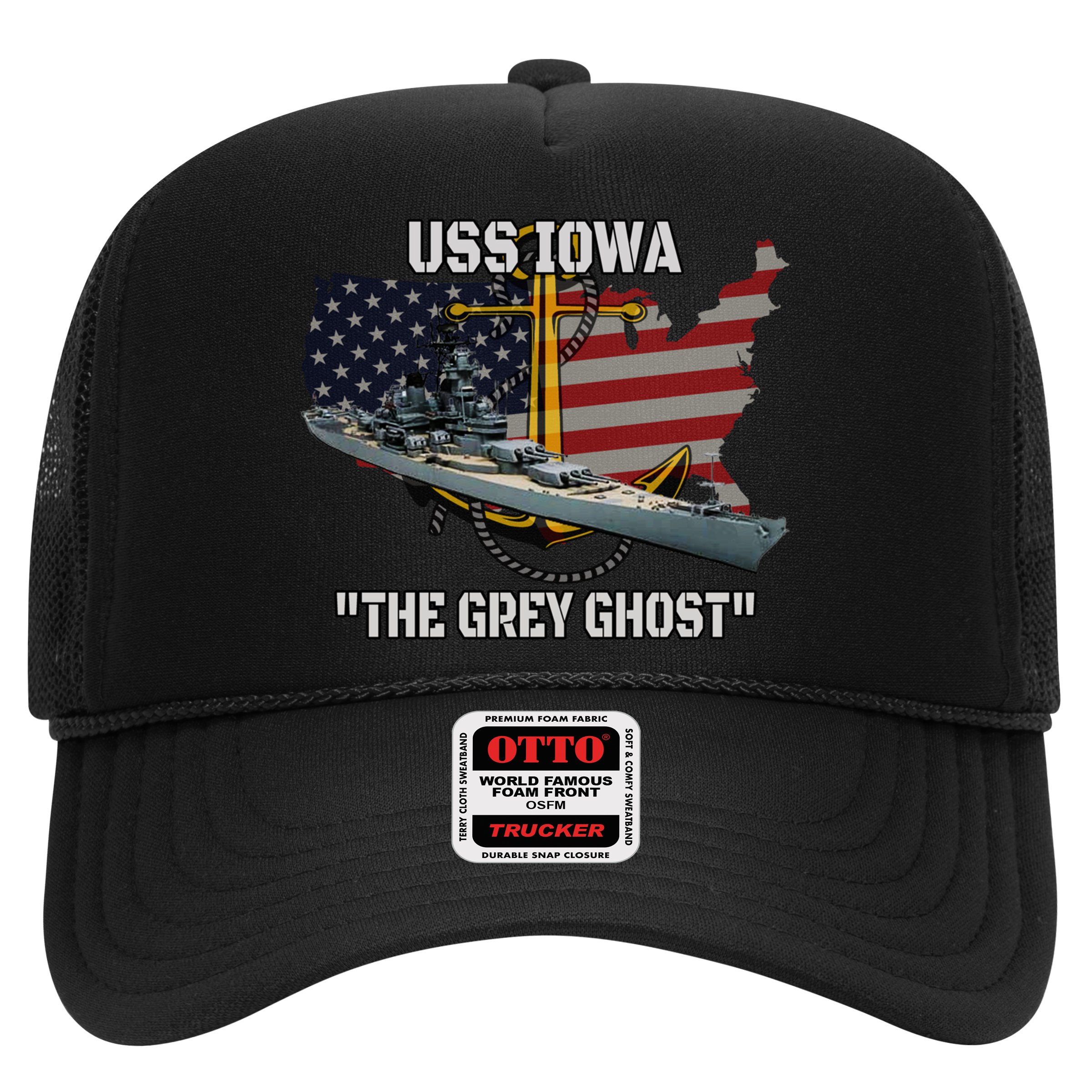 Uss Iowa Battleship Veterans Day Warship Bb61 FatherS Day Cute Gift Hat