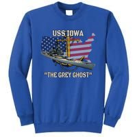 Uss Iowa Battleship Veterans Day Warship Bb61 FatherS Day Cute Gift Sweatshirt