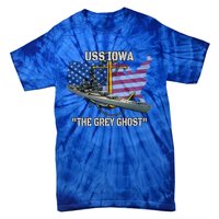 Uss Iowa Battleship Veterans Day Warship Bb61 FatherS Day Cute Gift Tie-Dye T-Shirt