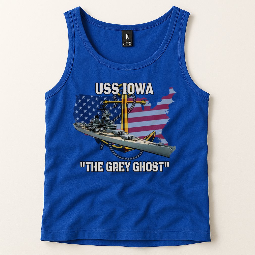 Uss Iowa Battleship Veterans Day Warship Bb61 FatherS Day Cute Gift Tank Top