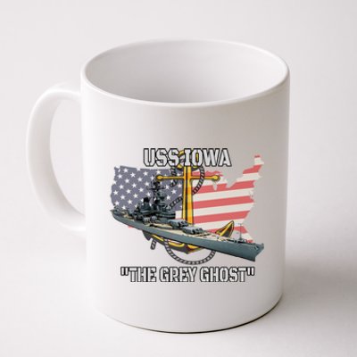 Uss Iowa Battleship Veterans Day Warship Bb61 FatherS Day Cute Gift Coffee Mug