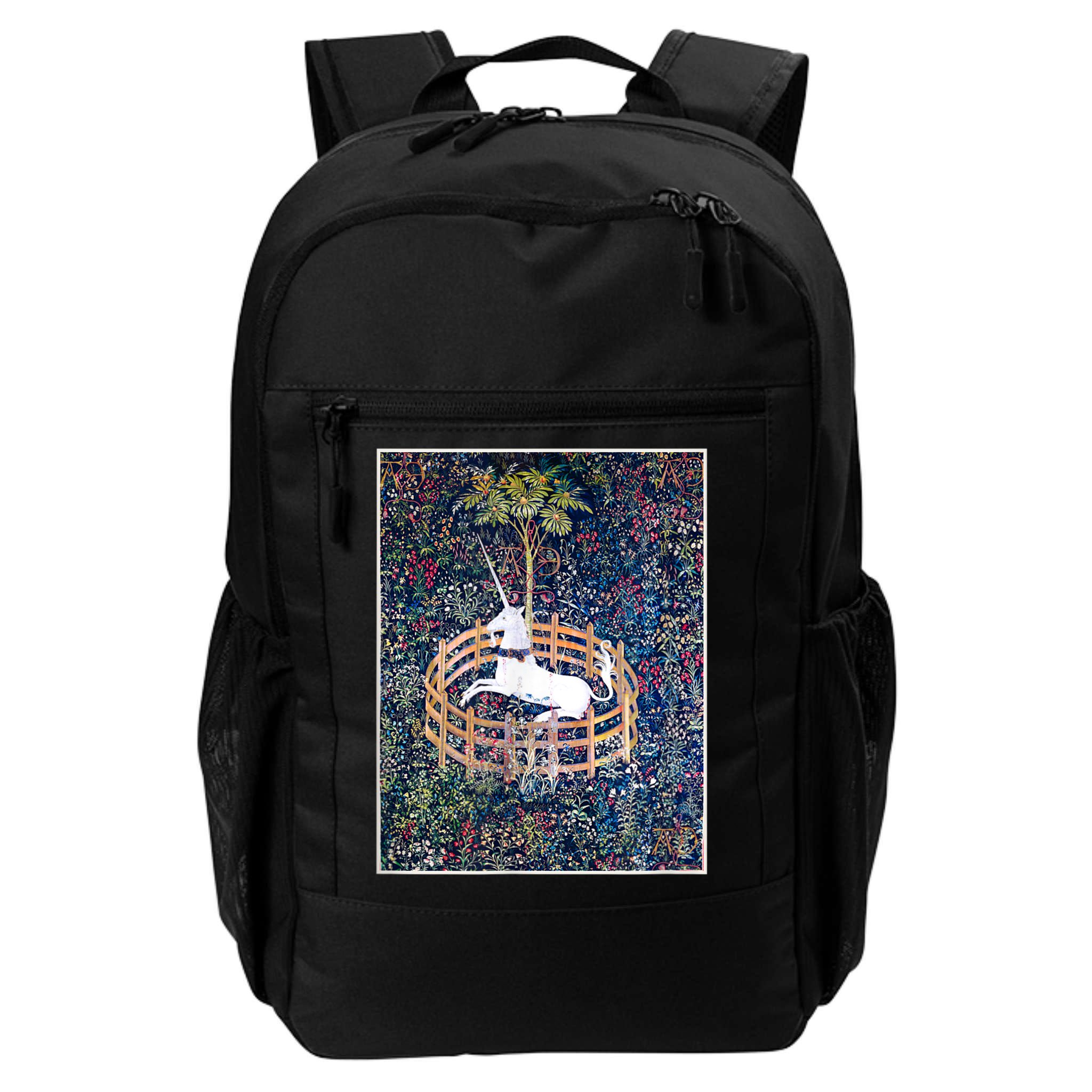 Unicorn In Captivity Medieval Renaissance Art Aesthetic Backpack