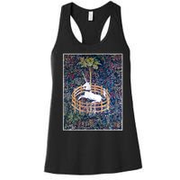 Unicorn In Captivity Medieval Renaissance Art Aesthetic Women's Racerback Tank