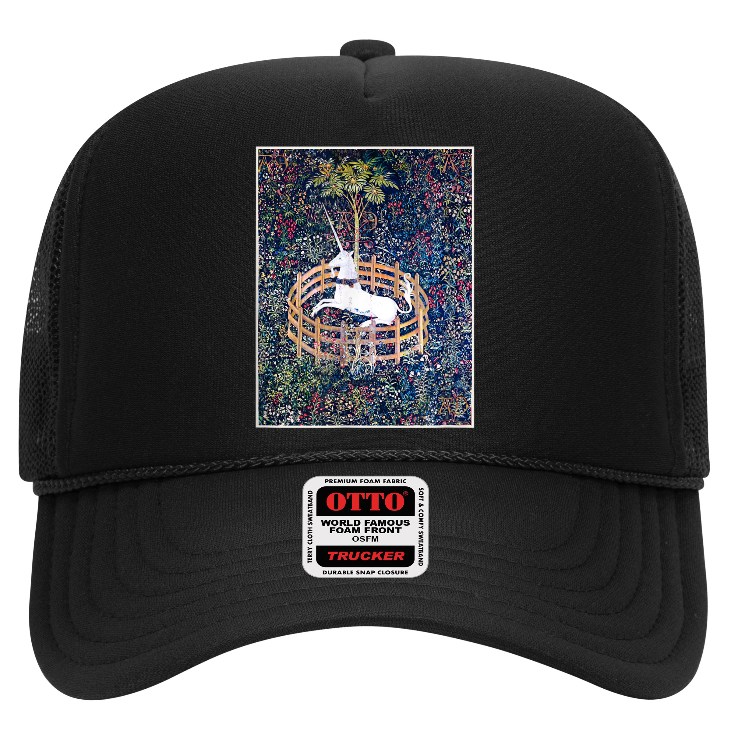 Unicorn In Captivity Medieval Renaissance Art Aesthetic Hat