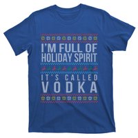 Ugly Ing Christmas Design Funny Vodka Holiday Party Great Gift T-Shirt