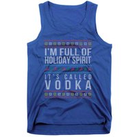 Ugly Ing Christmas Design Funny Vodka Holiday Party Great Gift Tank Top