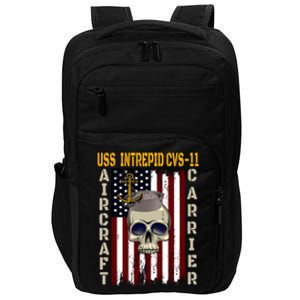 Uss Intrepid Cvs11 Veterans Day Dad Son Grandpa Gift Impact Tech Backpack