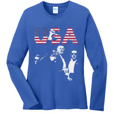 Usa Inauguration Day 2025 Vance 2028 Ladies Long Sleeve Shirt