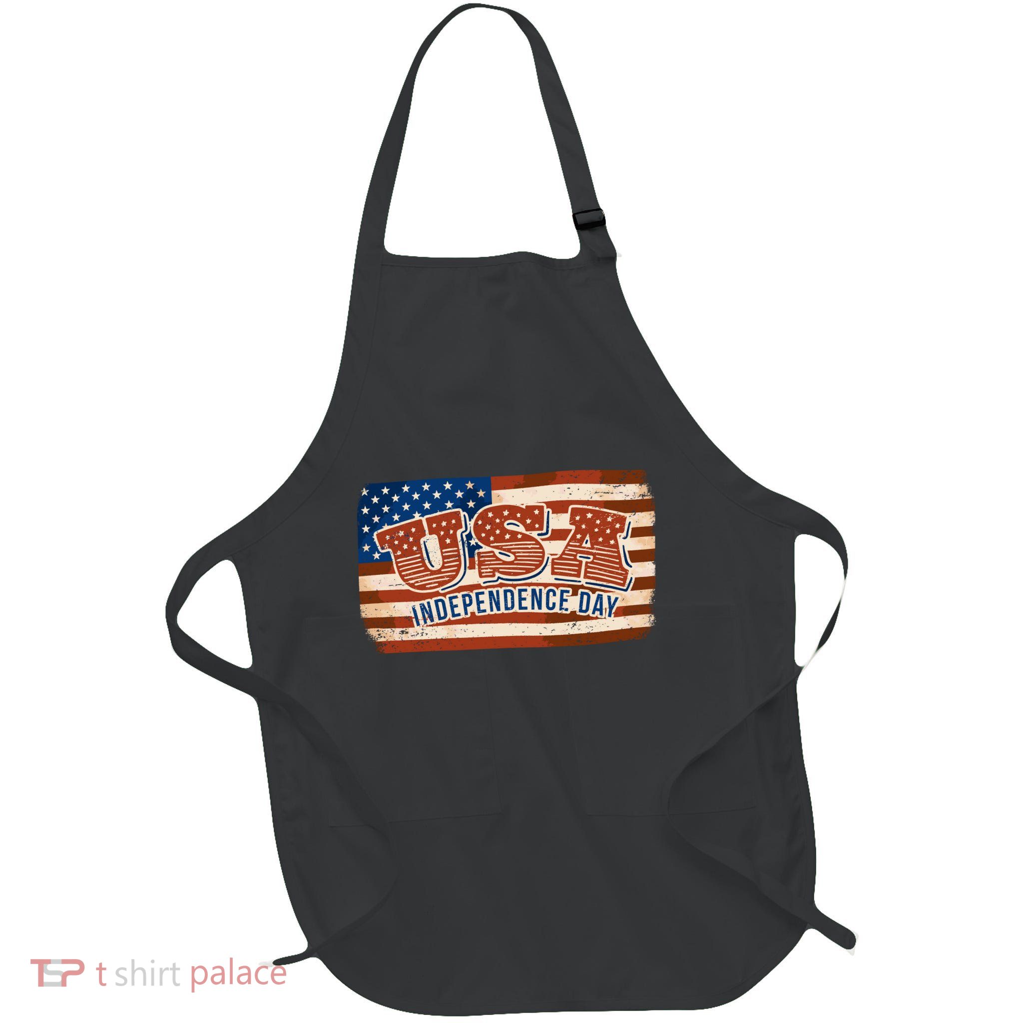 USA Independence Day Vintage Flag Apron