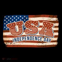 USA Independence Day Vintage Flag Apron