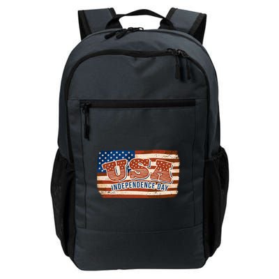 USA Independence Day Vintage Flag Backpack