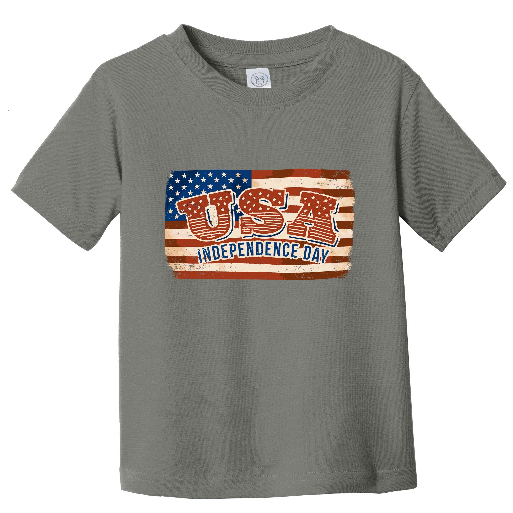 USA Independence Day Vintage Flag Toddler T-Shirt