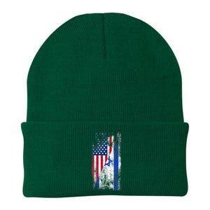 Usa Israel Flags United States Of America Israeli Knit Cap Winter Beanie