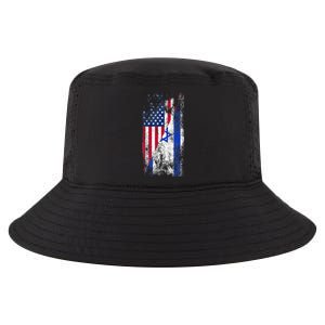 Usa Israel Flags United States Of America Israeli Cool Comfort Performance Bucket Hat