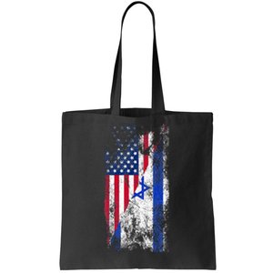 Usa Israel Flags United States Of America Israeli Tote Bag