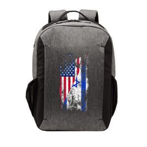 Usa Israel Flags United States Of America Israeli Vector Backpack