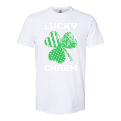 Usa Ireland Flag Saint Patricks Day Gift Softstyle CVC T-Shirt