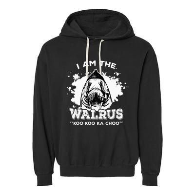 Unique Idea For B.E.A.T.L.E.S Fans Iamthewalrus Graphic Design Garment-Dyed Fleece Hoodie