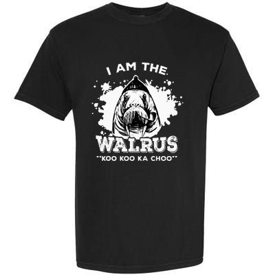 Unique Idea For B.E.A.T.L.E.S Fans Iamthewalrus Graphic Design Garment-Dyed Heavyweight T-Shirt