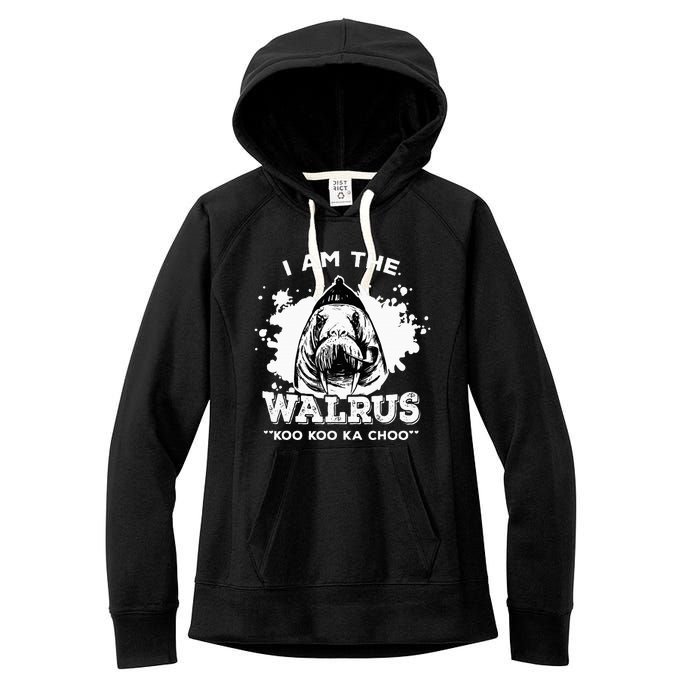 Unique Idea For B.E.A.T.L.E.S Fans Iamthewalrus Graphic Design Women's Fleece Hoodie