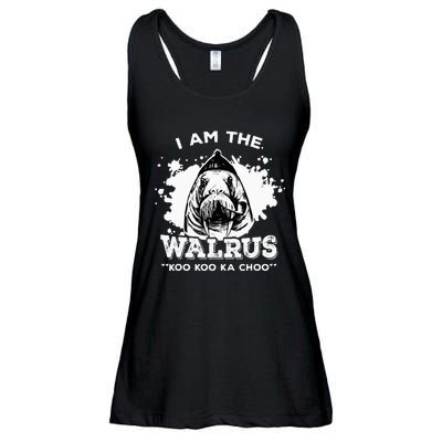 Unique Idea For B.E.A.T.L.E.S Fans Iamthewalrus Graphic Design Ladies Essential Flowy Tank