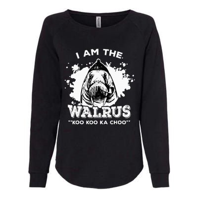 Unique Idea For B.E.A.T.L.E.S Fans Iamthewalrus Graphic Design Womens California Wash Sweatshirt