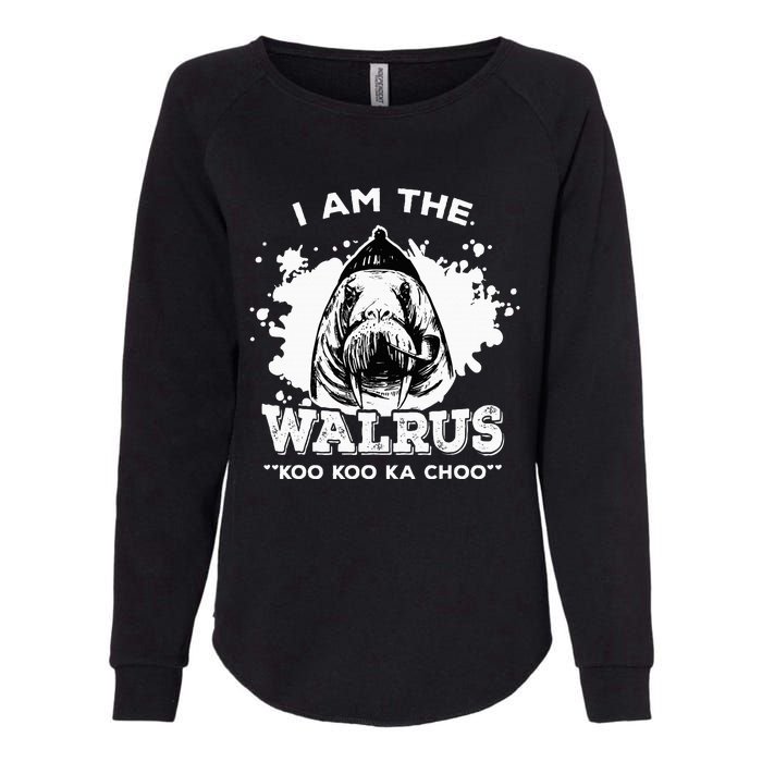 Unique Idea For B.E.A.T.L.E.S Fans Iamthewalrus Graphic Design Womens California Wash Sweatshirt