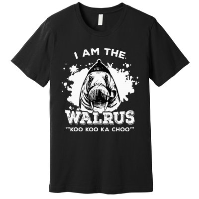 Unique Idea For B.E.A.T.L.E.S Fans Iamthewalrus Graphic Design Premium T-Shirt