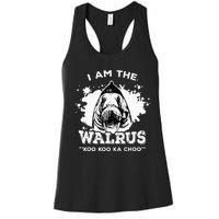 Unique Idea For B.E.A.T.L.E.S Fans Iamthewalrus Graphic Design Women's Racerback Tank