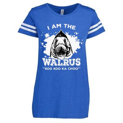 Unique Idea For B.E.A.T.L.E.S Fans Iamthewalrus Graphic Design Enza Ladies Jersey Football T-Shirt