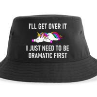 Unicorn ILl Get Over It I Just Need To Be Dramatic First Sustainable Bucket Hat