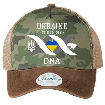 Ukraine Is In My DNA Legacy Tie Dye Trucker Hat